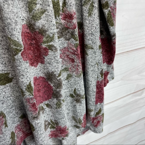 Torrid Super Soft Plush Floral Babydoll Hoodie - Picture 6 of 6